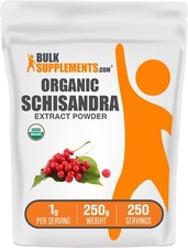 BulkSupplements Organic Schisandra Extract Powder - 1g per Serving