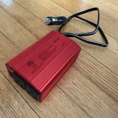 BESTEK 300W Car Power Inverter DC 12V to 110V AC Model MRI3011BU