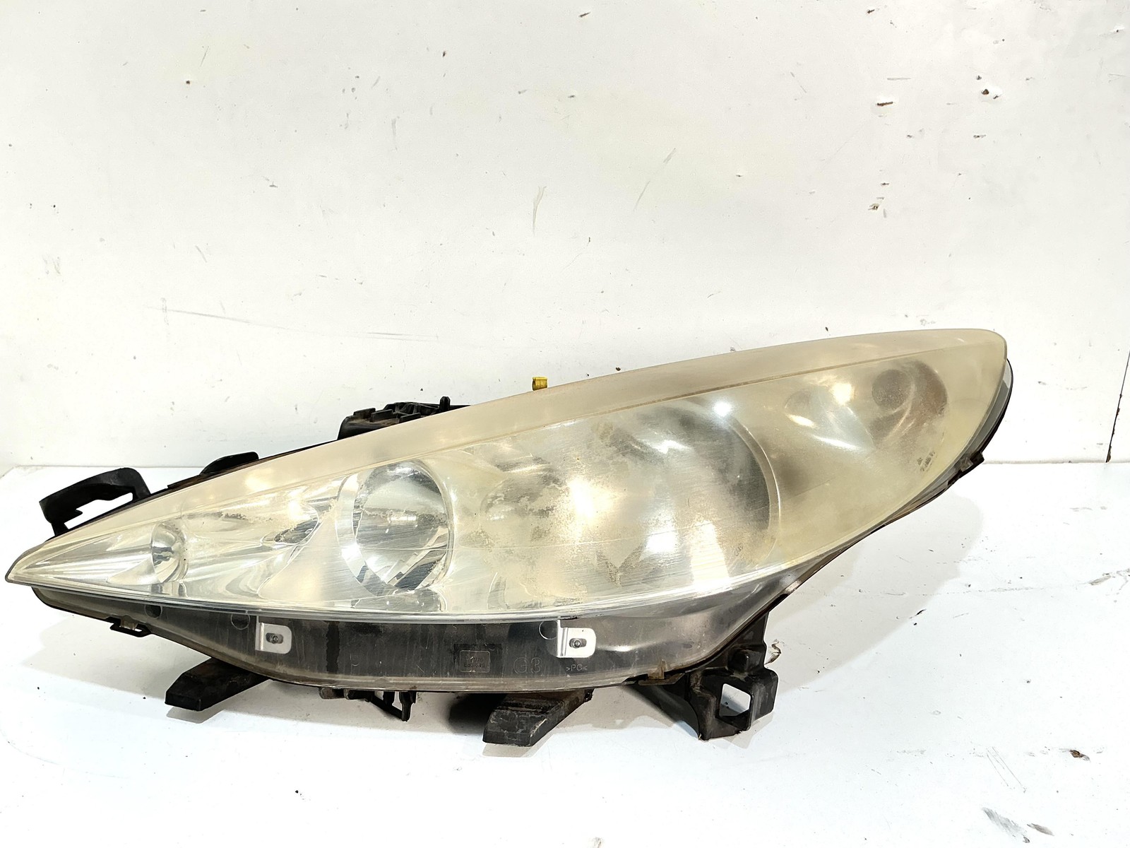 FARO FANALE GRUPPO OTTICO PROIETTORE ANTERIORE SINISTRO PER PEUGEOT 207 S. Wago