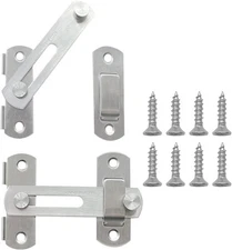 180 Degree Flip Sliding Barn Door Lock for Privacy - Safe barn Door Locks and la