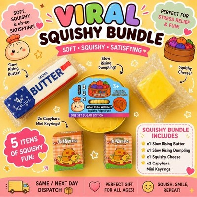 Squishy Viral Spielzeug Konvolut Knödel Käse Butter Stressabbau Spielzeug