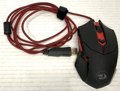 Red Dragon Wired USB LED Optical Gaming Mouse 3200 DPI S101-2 Redragon