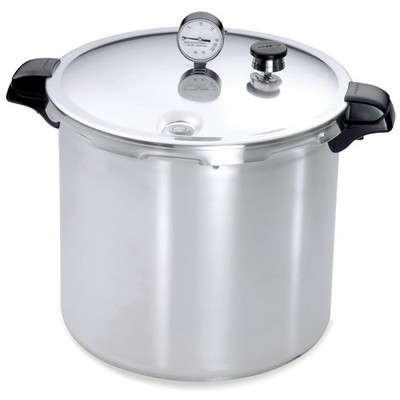 Induction Pressure Canner Presto 23Qt Silver Aluminum 01784