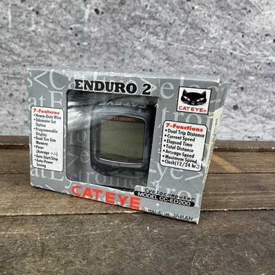Vintage CatEye Enduro 2 Bike Computer NOS Untested CC-ED200 Wired
