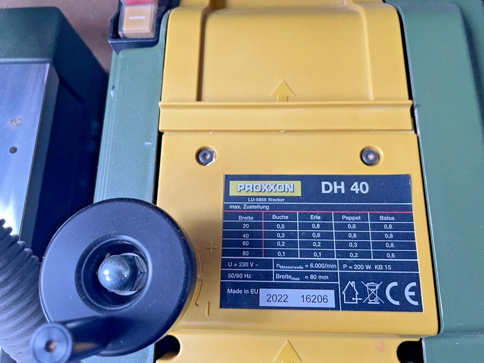 Proxxon DH40 Planer Thicknesser - Image 3 of 4