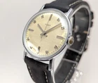 Vintage 1971 Timex Mercury Linen-like Dial 6050-2471 Serviced on New Strap