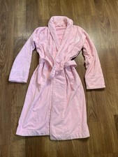 Vintage Victoria s Secret Pink Robe Y2K Bathrobe VS Logo Rhinestone M/L Nice