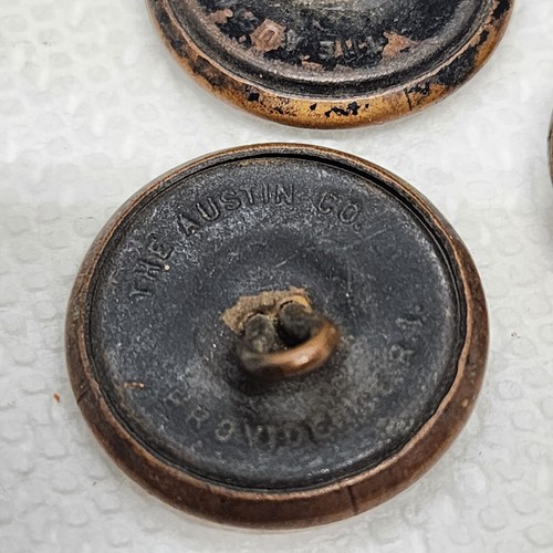 Vtg WWI & WWII ARMY MILITARY Buttons 27pcs Austin Horstmann Scovill AMB Jewelers - Picture 15 of 17