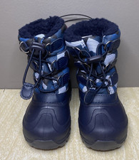 MEMBERS MARK KIDS SNOW BOOTS -10 Degree Cold Rating Blue Size 7/8