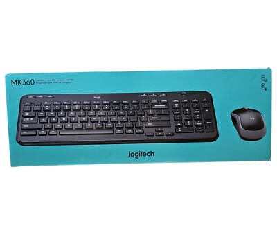 Logitech MK295 Silent Wireless Keyboard with Mouse Set - Graphite (920-009782)