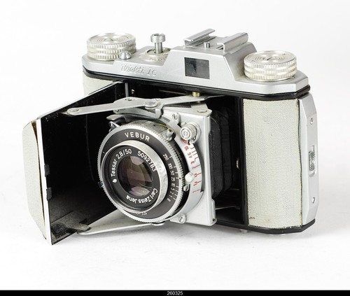 Welta Welti Ic 24x36 Gray Camera Zeiss Tessar 2,8/50 w/Box Manual - Picture 2 of 11