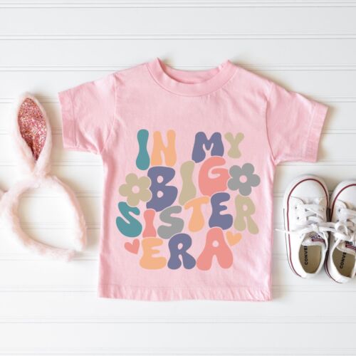 Cute Big Sister Toddler Shirt - Announcement Kids Shirt - Big Sister Gift - Picture 3 of 9