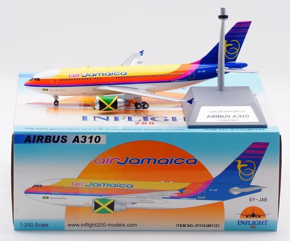 A310-300AIR JAMAICA REG: 6Y-JAB WITH STAND - INFLIGHT 200 A310-300AIR JAMAICA REG: 6Y-JAB WITH STAND - INFLIGHT 200