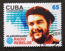 sCUBA Sc# 4300  RADIO REBELDE  Ernesto Che Guevara  CHE  2003 used cto
