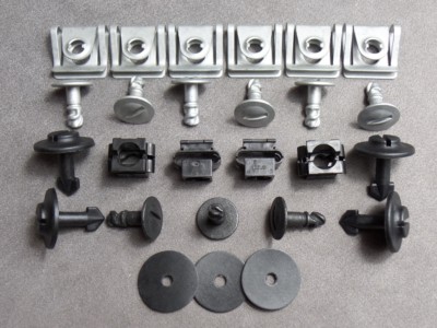 26 Teile für Audi A4, A6, A8 Unterfahrschutz Einbausatz Unterboden Clips Set