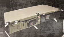 Cabelas Cot-Side Nightstand Camping Organizer Mutiple Pockets Black