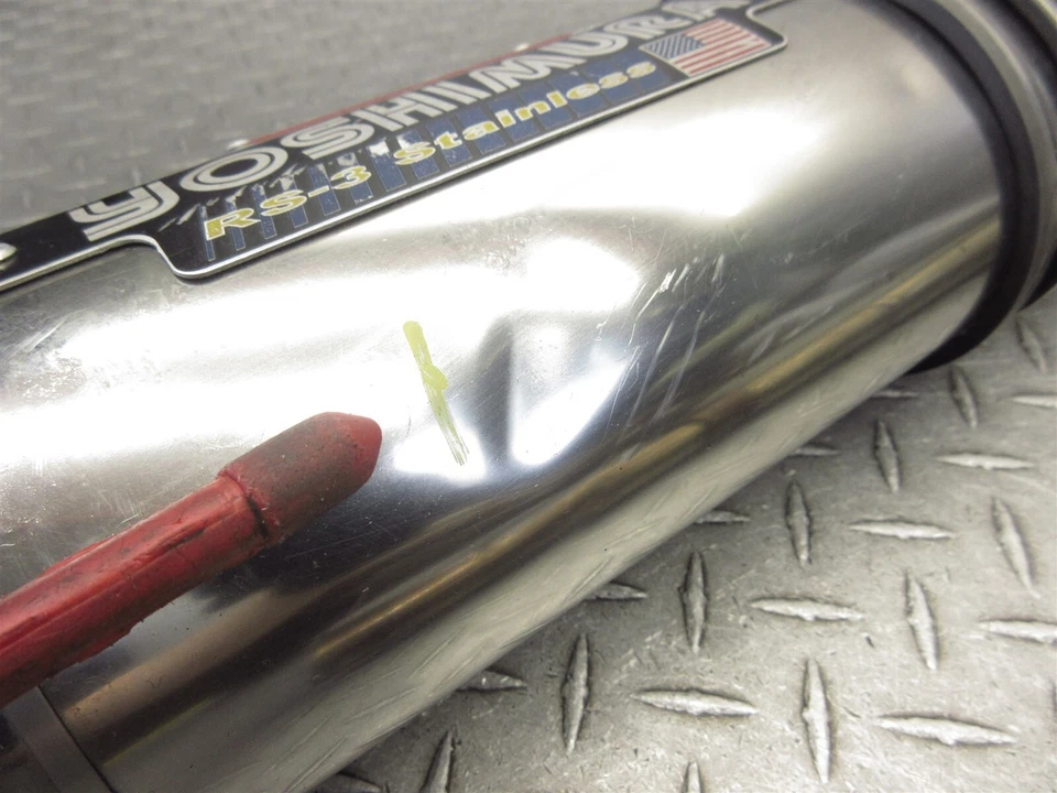 Yamaha YZFR6 R6 2001 99-02 Yoshimura silenciador tubo colector de cabezal Foto 3 de 4