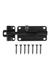 AjustLock 4 Inch Barrel Bolt Lock (Zinc Black)