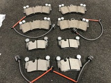 BRAKE PADS FRONT REAR WITH SENSORS FOR AUDI Q7 3.0 TDi QUATTRO TFSi 4.2 S LINE