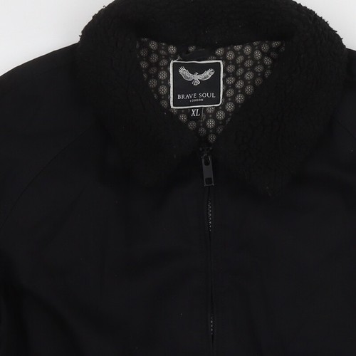 Chaqueta bomber Brave Soul XL negra para hombre - Imagen 8 de 12