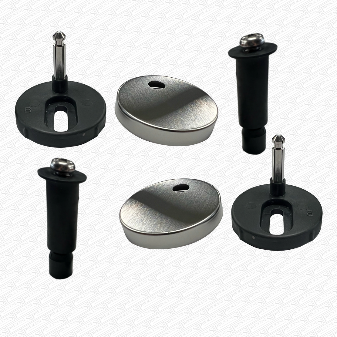 NEW Blind Top Fix Toilet Seat Fittings Quick Release Hinges 6mm Pins eBay