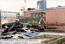 PHOTO  ARMY SHUNTER NO 227 AT ST ROLLOX 1989