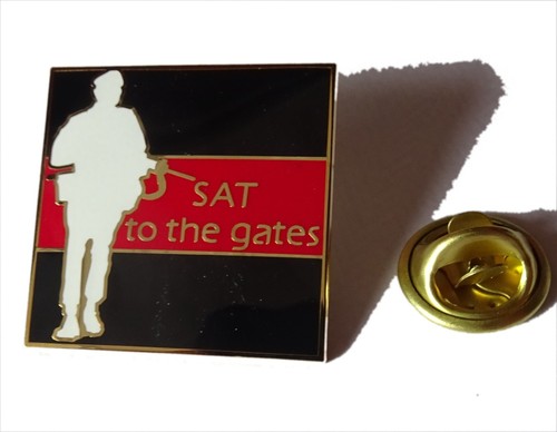 RAF Police (RAFP) SAT to the gates! pin badge - Picture 2 of 3