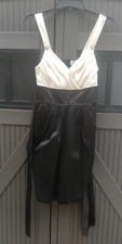 Women's Trixxi Dress Color Black &Silver Tan With Diamon Waist Straps Size 11
