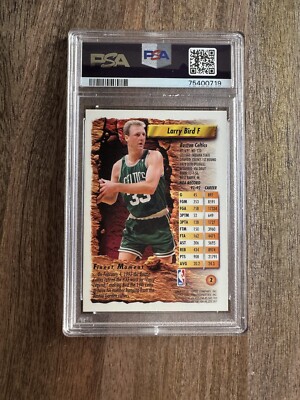 【15枚限定】Larry Bird Topps Finest 1993-94 Larry Bird Topps Finest Refractor Chrome SGC 92 8.5