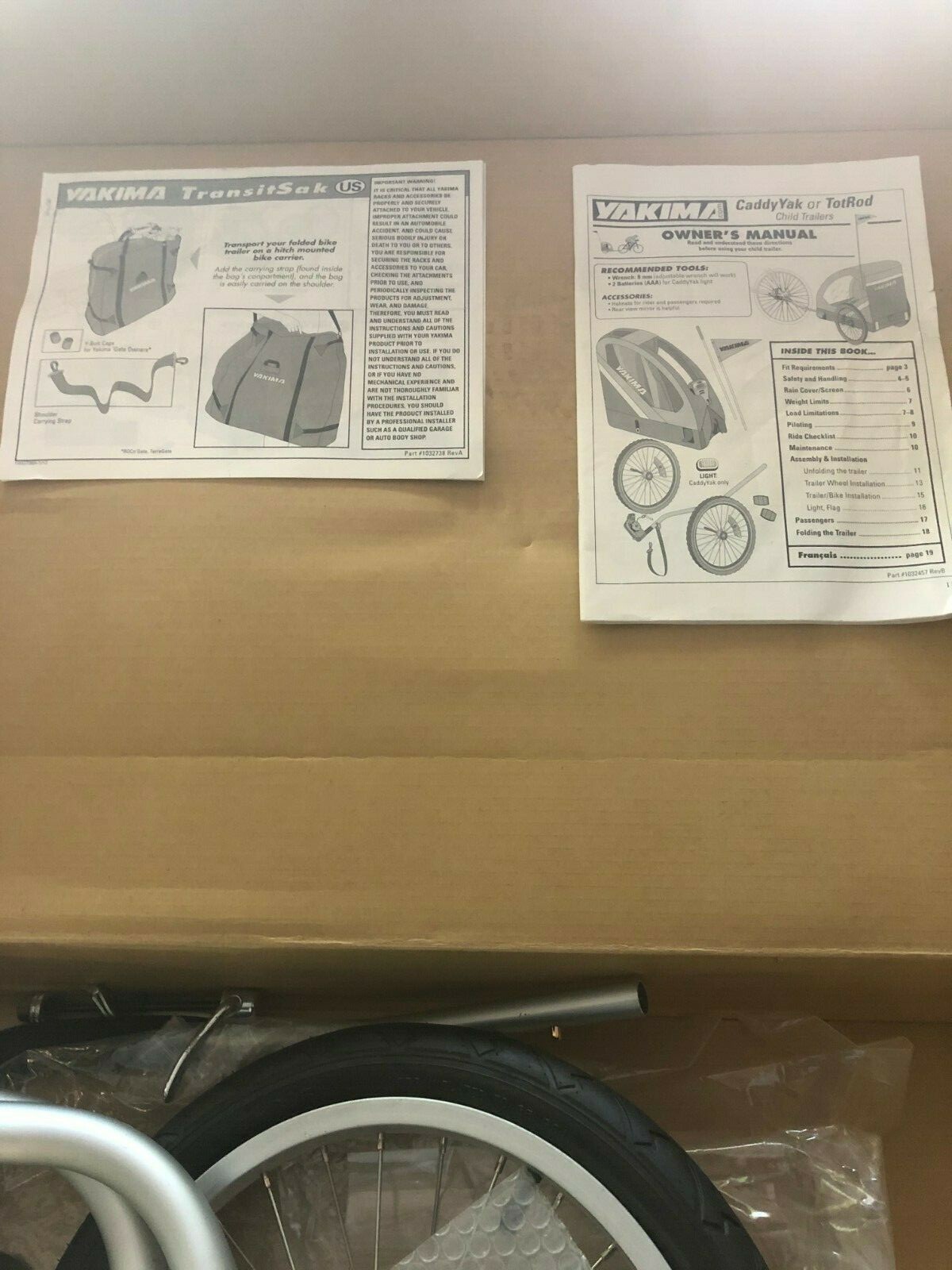 yakima tot rod bike trailer