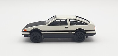 1/72 Bourbon TOYOTA SPRINTER TRUENO GT APEX WHITE AE86 Initial d
