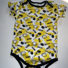 NEW BABY Officially Licensed Nirvana Grunge Band One Piece White Sz 24M