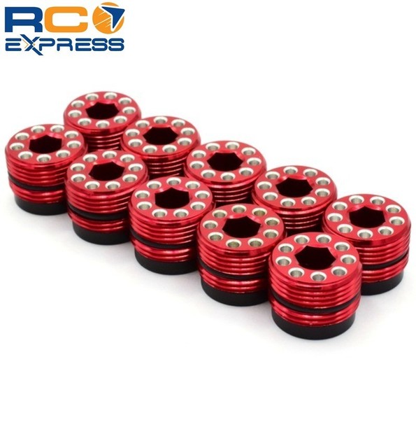 Hot Racing AON21N02 Arrma 1/8 1/7 Aluminum Delrin Cap Hub Nut