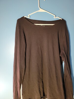Primark Stretch Crew Womens Lomg Sleeve T Shirt