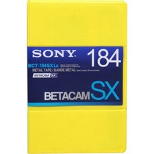 Sony BCT-184SXLA 184-Minute Betacam SX Video Cassette, Large
