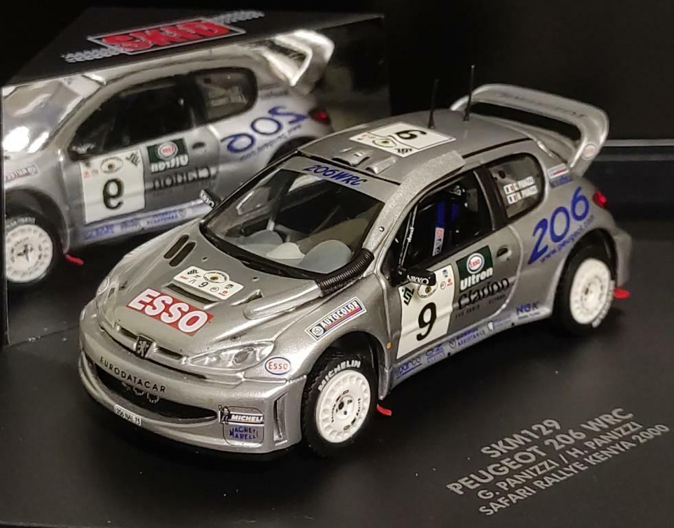 1/43 Peugeot 206 WRC #9 Rally Safari Kenya 2000 SKID