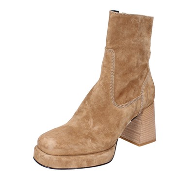 MOMA 37 EU Women's Shoes Brown Suede Ankle Boots EX701-37