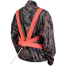 Double Harness Deer Drag System with Rope Blaze Orange One Size Fits All Adjust