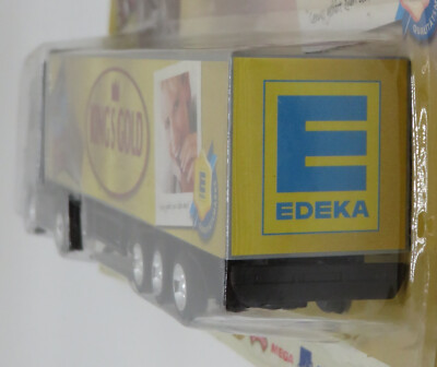 Camion Remorque Mercedes Actros échelle 1/87 Grell - Décoration Edeka, Occasion Comme Neuf