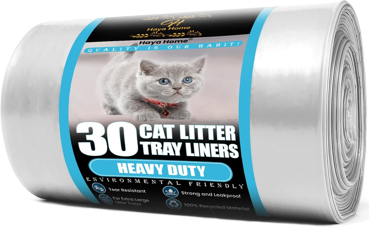 Haya Home Eco 30 XL Extra Large Heavy Duty Cat Litter Tray Liners