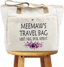 Meemaw Gift Grandmother Gift Mother Day Tote Bag Birthday Gift For Grandma ME...
