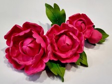 Peony Sugar Flower Spray with