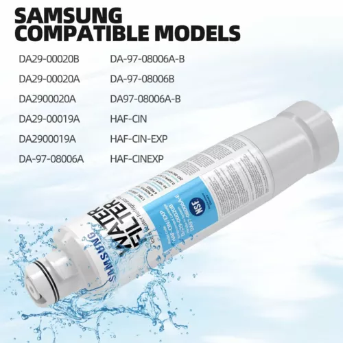 4 PACK Genuine Samsung DA29-00020B HAF-CIN/EXP Refrigerator Water Filter (New) - Picture 3 of 16