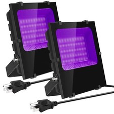 300W LED Black Lights Outdoor, High Power Black Light Flood Lights IP66 Water...