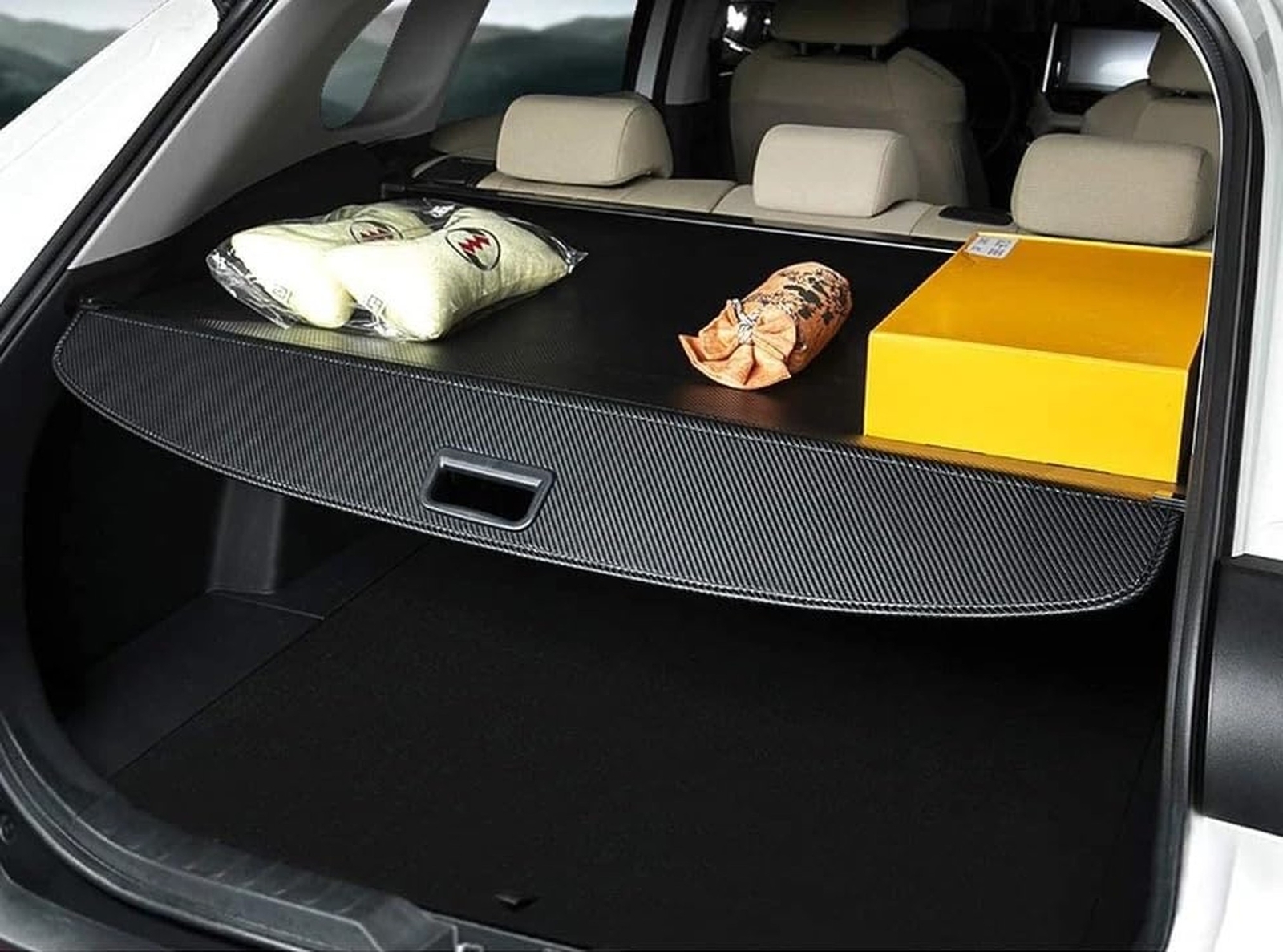 Retractable Cargo Cover Compatible with Honda Pilot 2003-2008 Trunk Accessori...