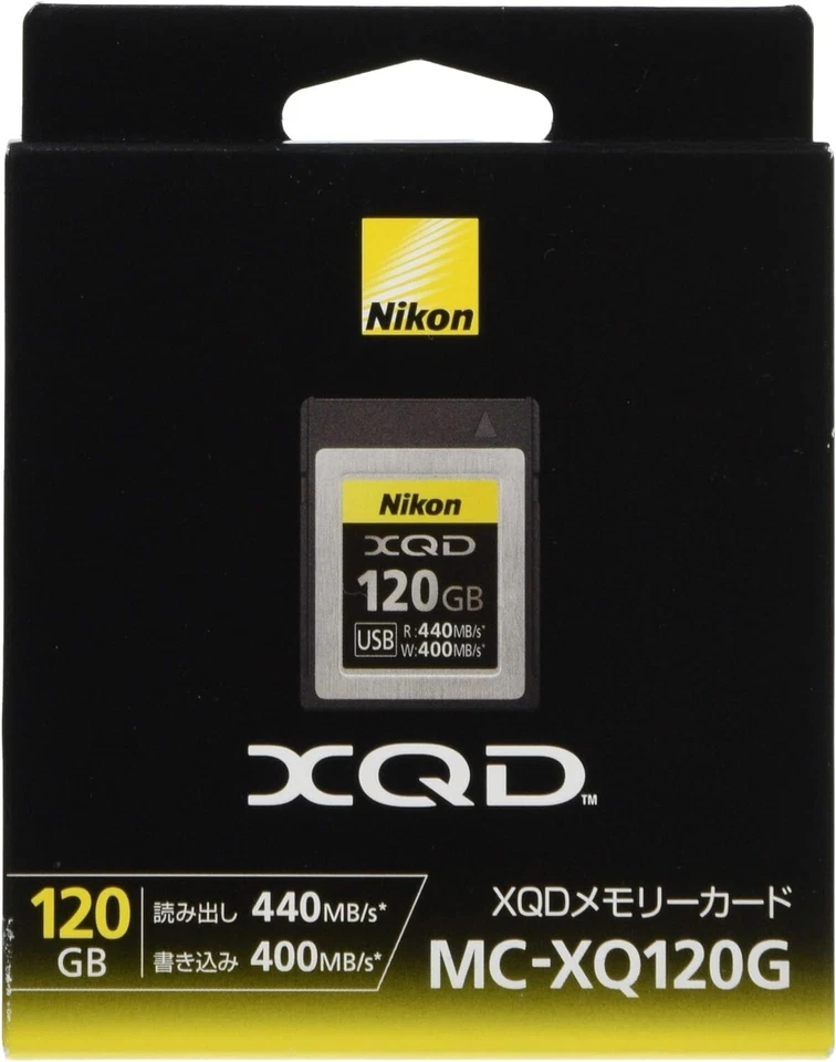 Nikon XQD Memory Card Black 120GB MC-XQ120G Nikon Genuine camera japan new - Image 2 of 3