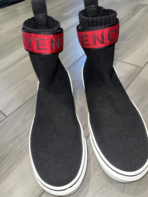 Givenchy Black George V knit Sneakers