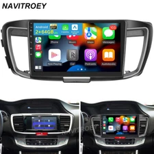2+64GB Android 15 Carplay Car Stereo Radio Navi GPS For Honda Accord 9 2016 2017