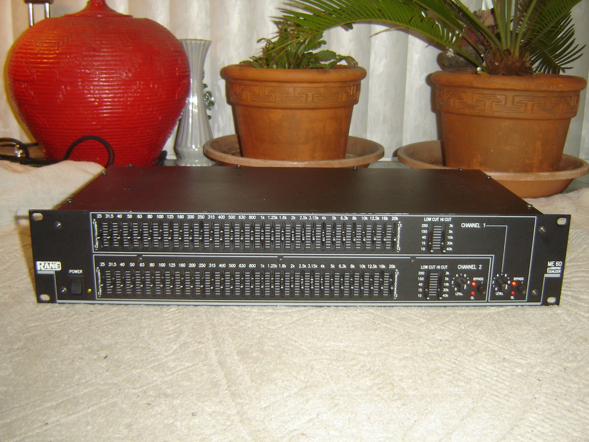 Rane ME 60, Dual Channel 30-Band Micro-Graphic Equalizer, Eq 