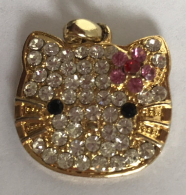 Hello Kitty Austria Crystal Flower Pendant - 2''